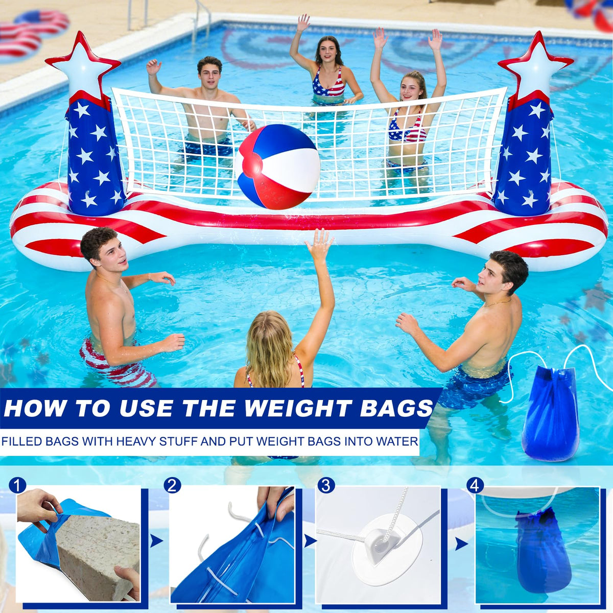 TURNMEON detachable, durable net supports multiple game modes for families.