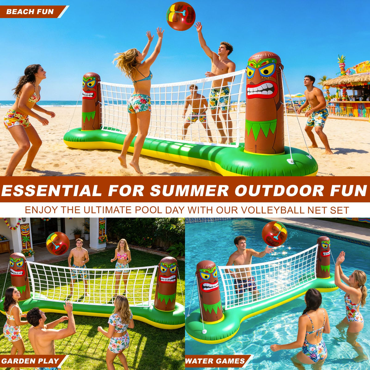 TURNMEON tie-down ropes for quick, secure pool game setup.