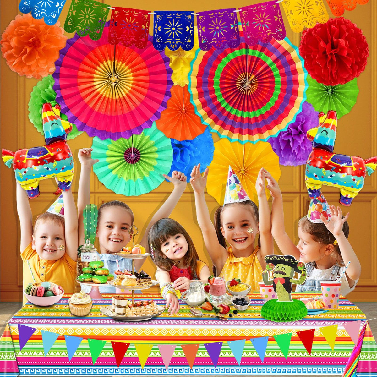 TURNMEON triangle banner brings color and energy to outdoor or indoor spaces.