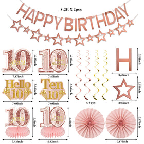 Turypaty 'HAPPY BIRTHDAY' banner decorates walls for celebration