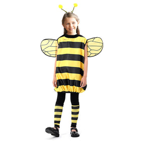 TUSAUW bee costume headband completes a cute Halloween look