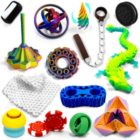 TUTHKOTH 14-in-1 clicker fidget for focus and calm at your desk.