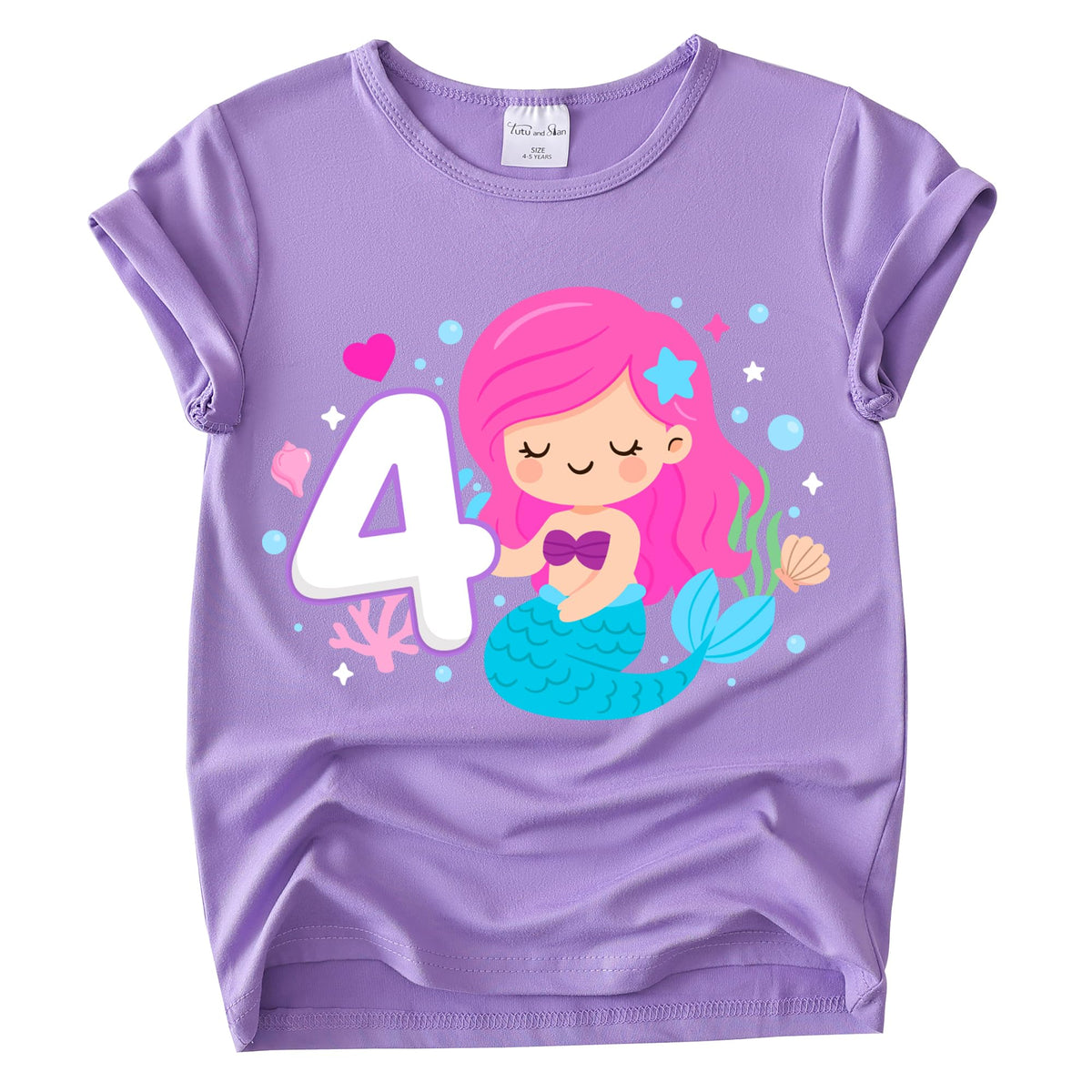 Tutu and Sian mermaid T-shirt modal for all-day comfort