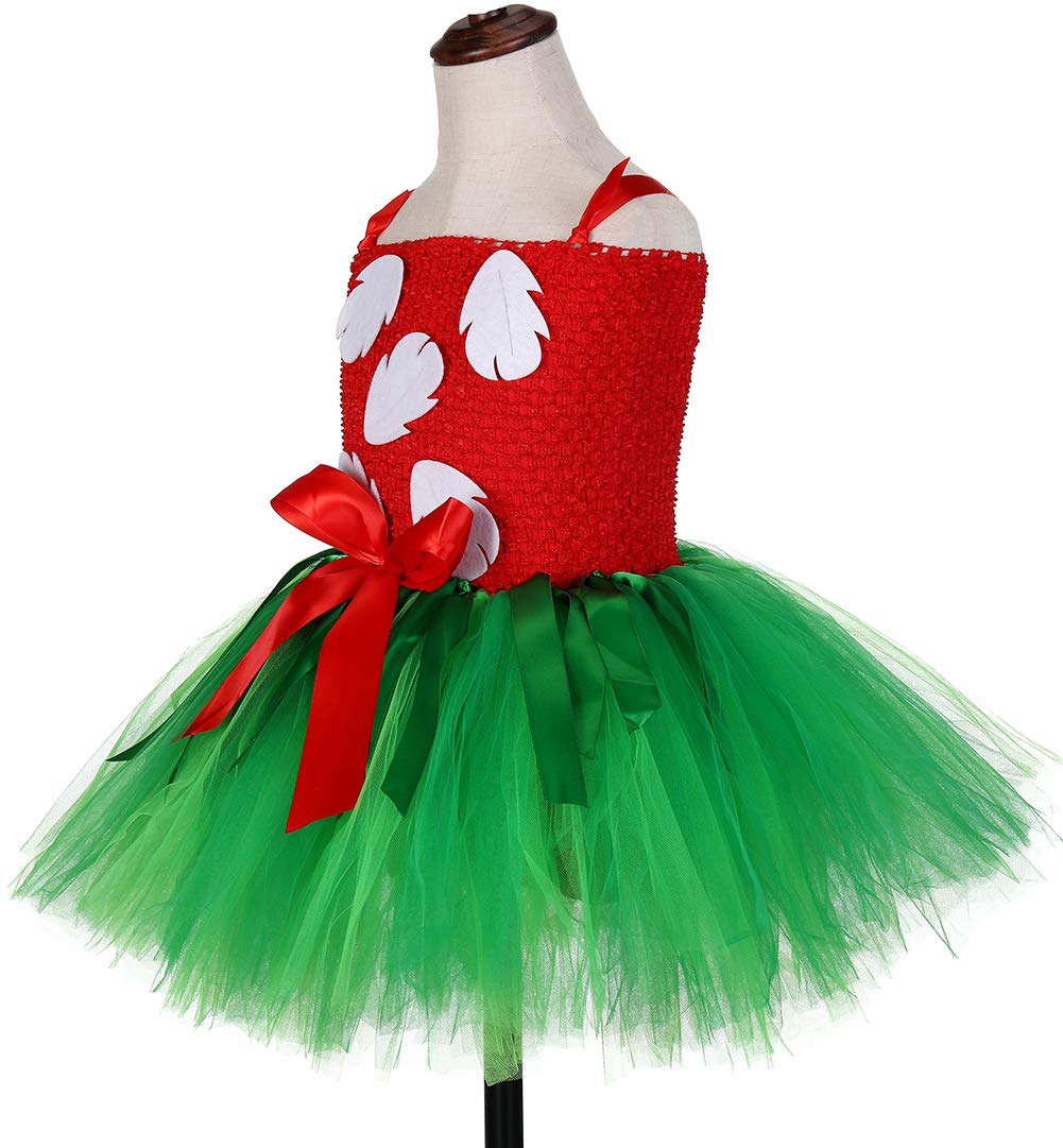 Tutu Dreams tropical wreath wristband complements the dress for island style