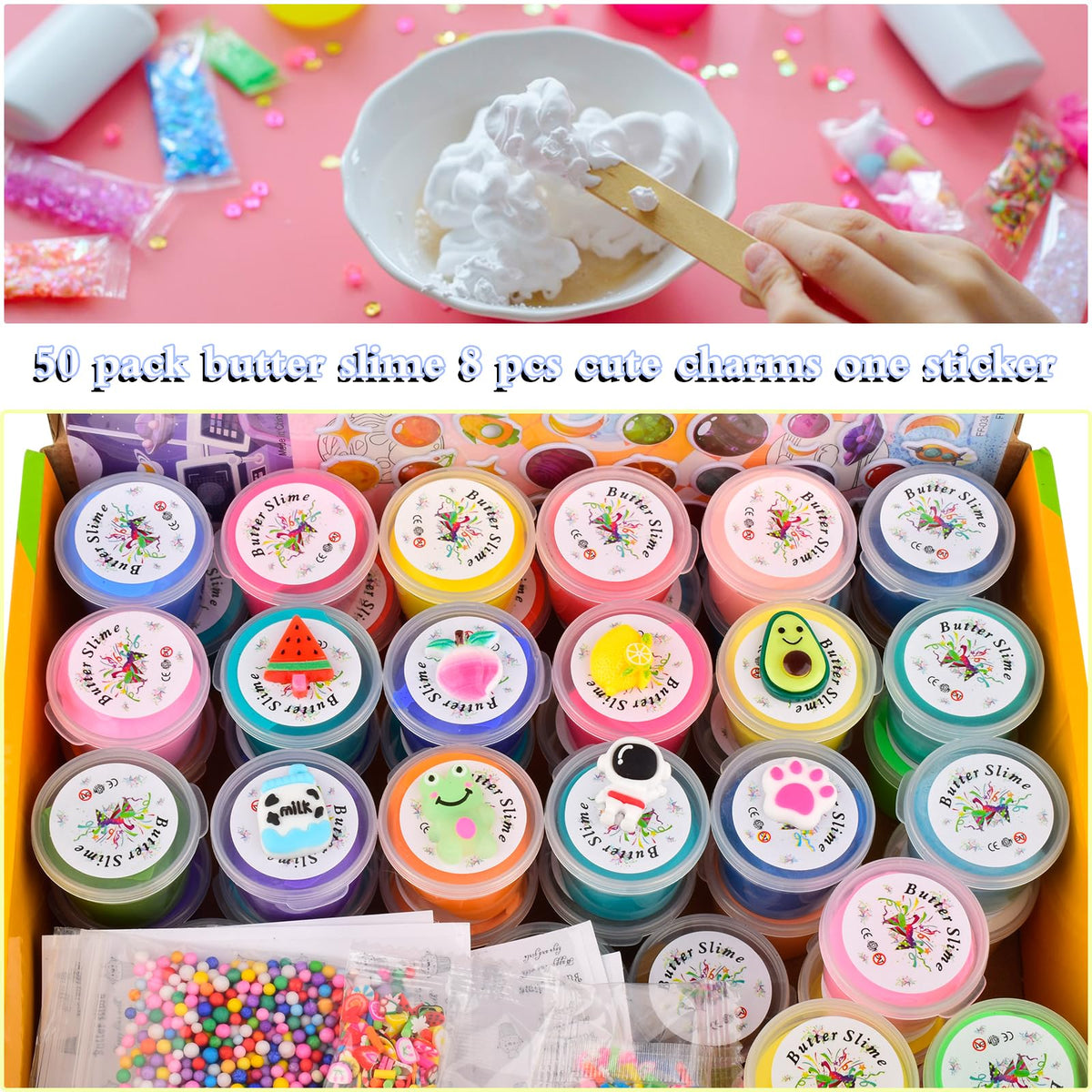 tuupowana butter slime candy bag packaging designed for party favors