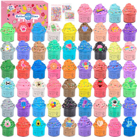 Tuupowana Butter Slime Kit 58-pack box display for creative play