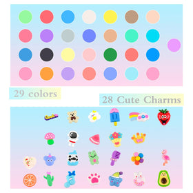 Tuupowana Butter Slime Kit with charms for collaborative slime party