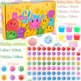 Tuupowana non-sticky slime collection stays tidy during playtime.