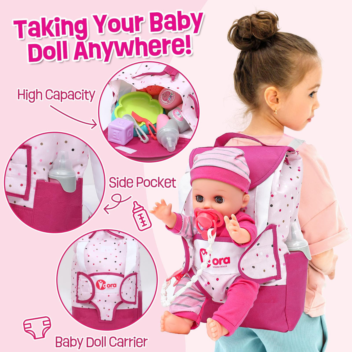TUZT doll diaper accessory promoting nurturing role-play
