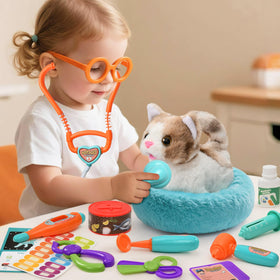 TUZT Cat Vet Playset cozy cat bed for a comfortable resting spot after care.