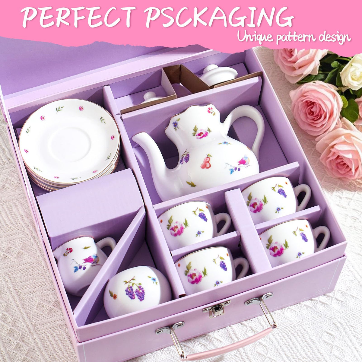 TUZT Tea Party gift packaging makes a charming birthday or holiday surprise