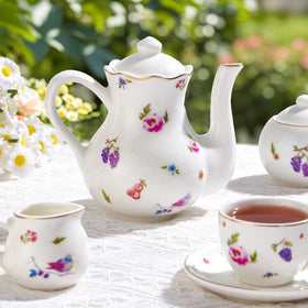 TUZT Tea Party sugar bowl enhances imaginative tea rituals for little hosts