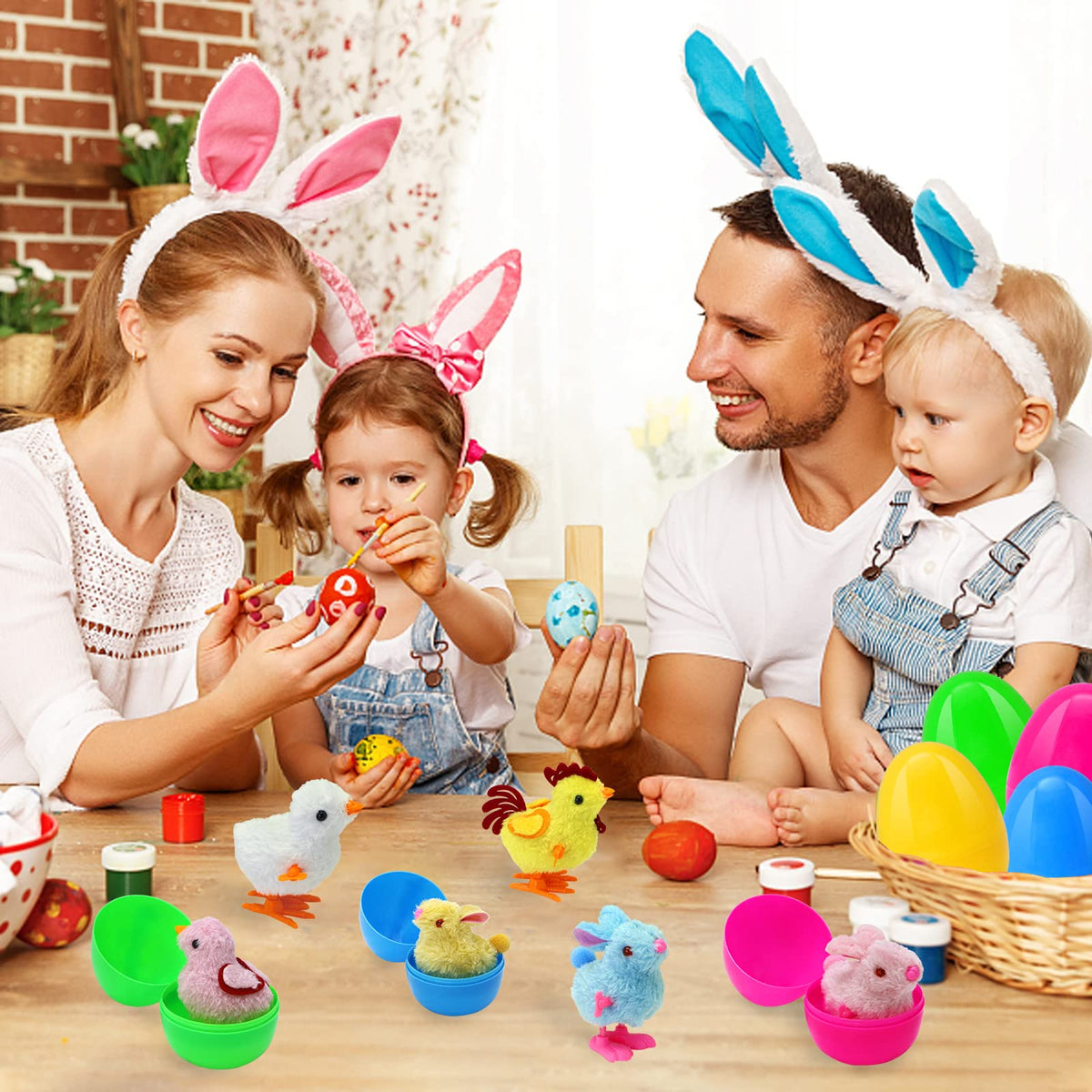 Tuzuaol eco-friendly plastic eggs for safe, vibrant play