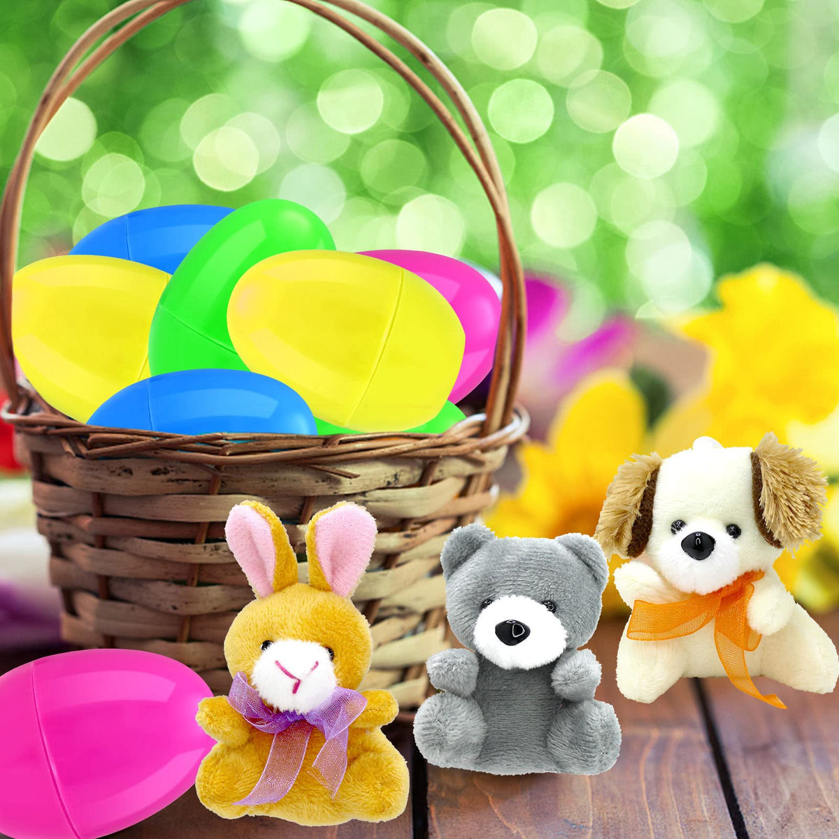 Tuzuaol mini plush toys inside eggs support learning through play
