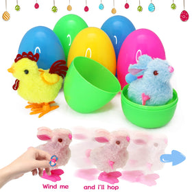 Tuzuaol wind-up toys on eggs provide battery-free fun