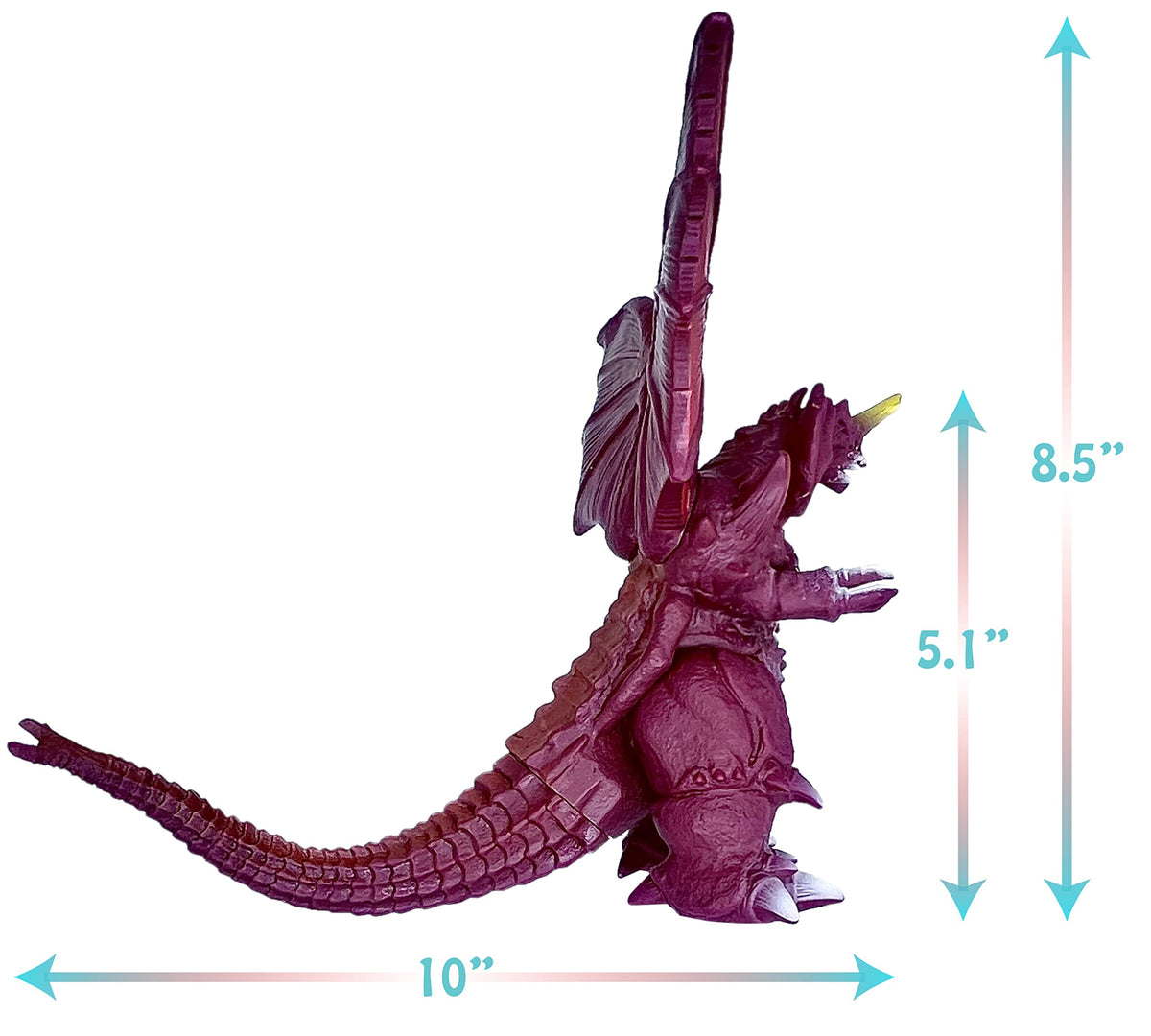 TwCare Destoroyah figure demonstrates movable joints for authentic action sequences.