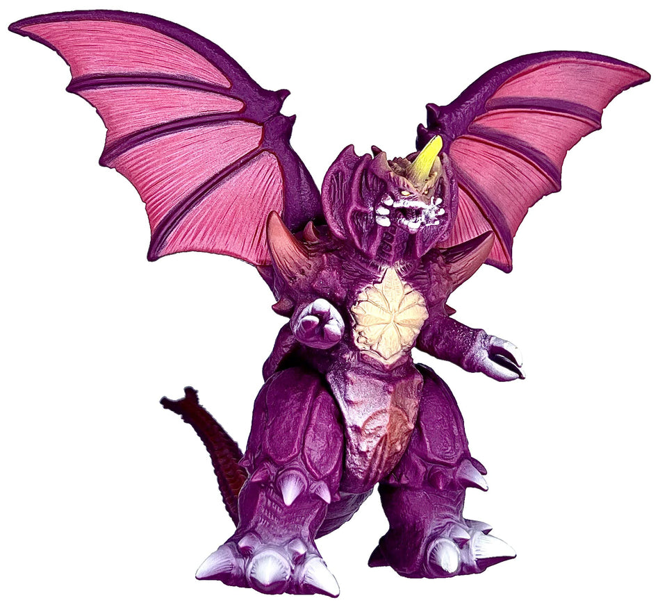 TwCare Destoroyah vs Godzilla action figure front view with detailed sculpt and vivid colors.