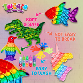 TwCare dino squishies add imaginative play and bright display