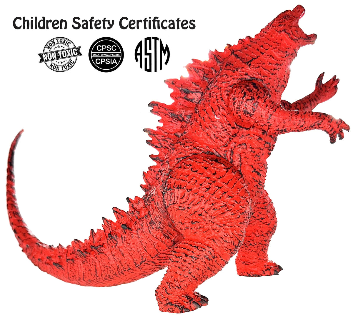TwCare Fire Godzilla vs Kong side view with movable joints for action poses