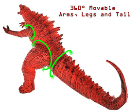 TwCare Fire Godzilla vs Kong with travel bag for portable display