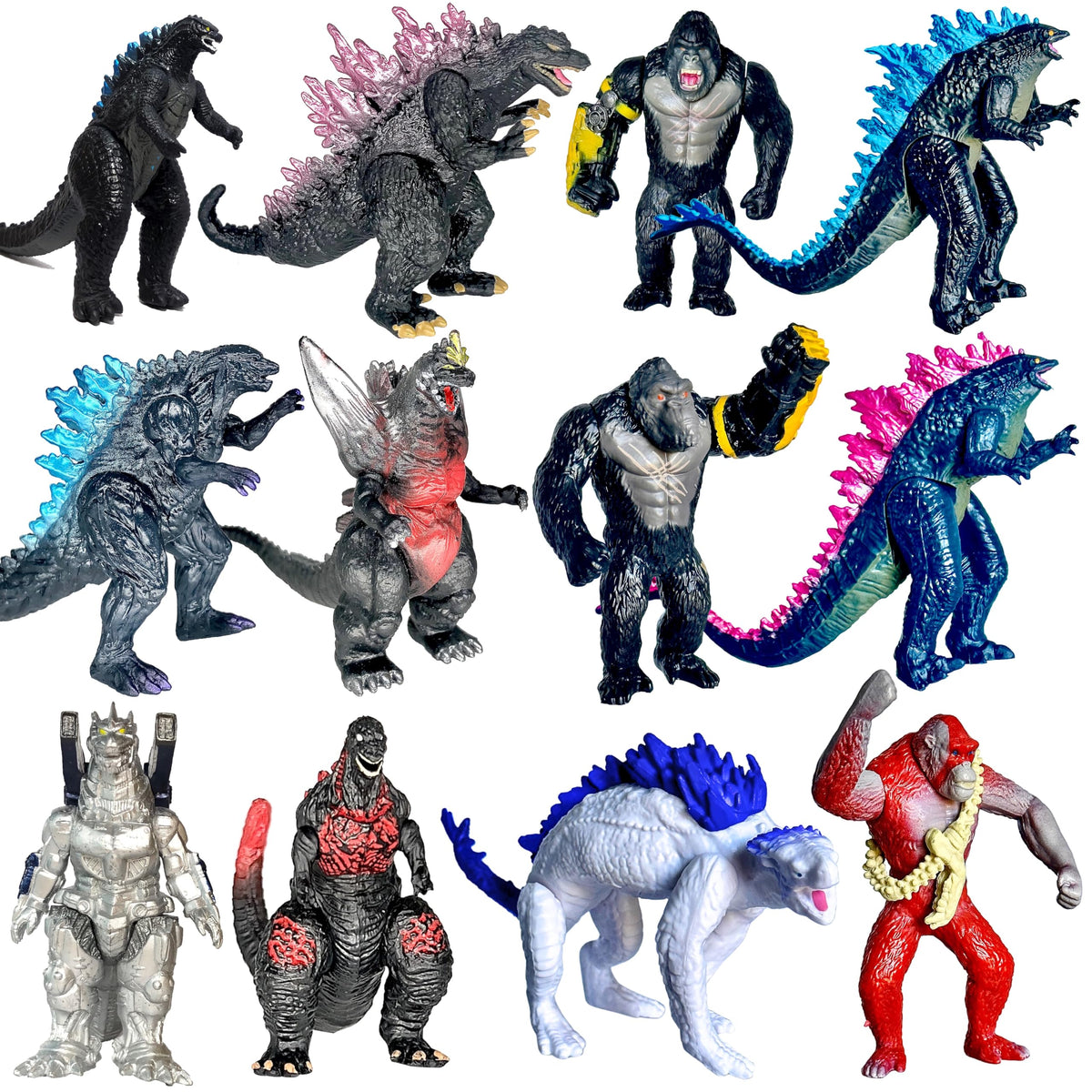 TwCare Godzilla x Kong New Empire cake toppers brighten party tables with collectible figures.