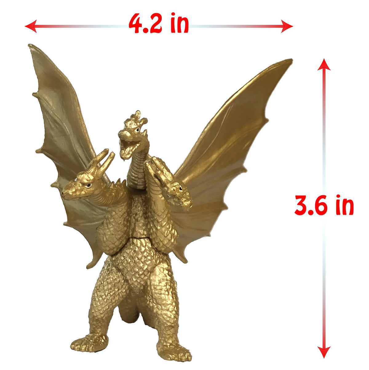 TwCare Heisei Mecha Ghidorah toy for action-packed battles and shelf showcase
