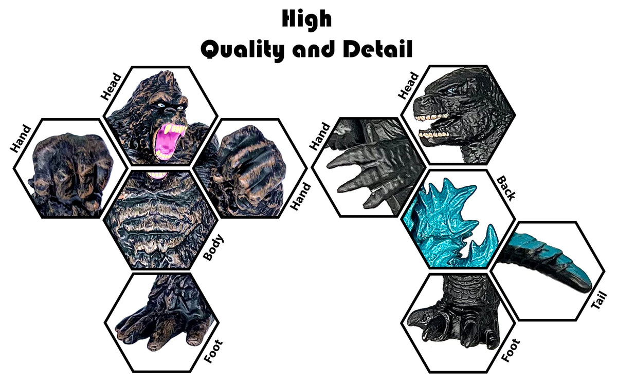 TwCare King Kong figure 6.5-inch for dynamic role-play and collection.