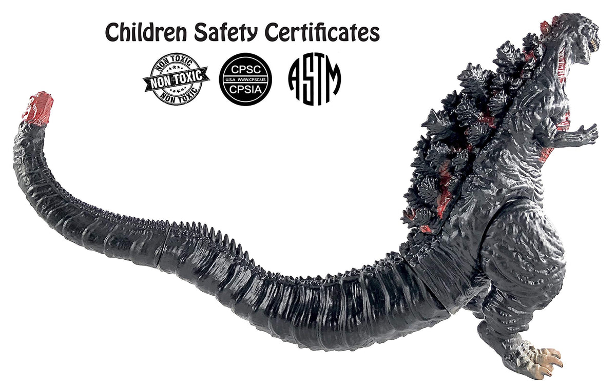 TwCare Shin Godzilla measures 11 inches in length for a bold presence