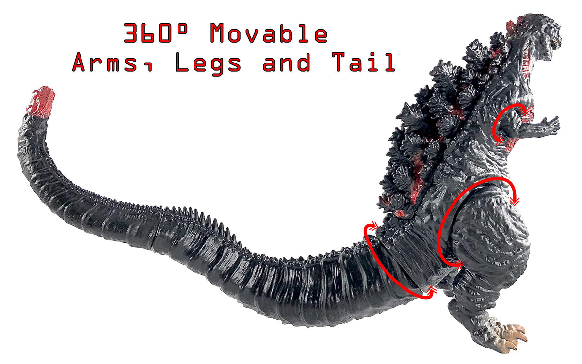 Soft vinyl texture of TwCare Shin Godzilla feels premium and durable