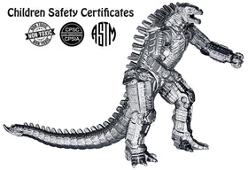 TwCare MechaGodzilla vs Kong toy, side pose highlights detailed sculpt and durability.
