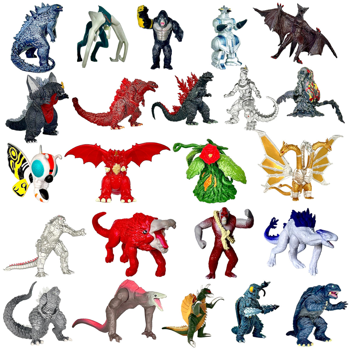 TwCare Monster x Kong collection figures showcase dramatic poses for display.
