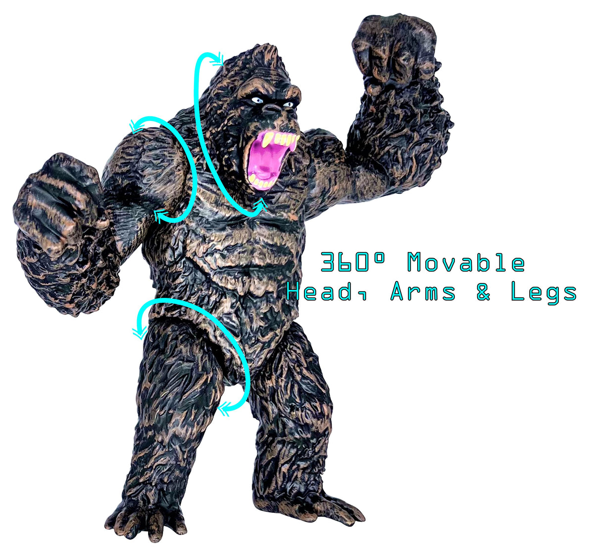 TwCare movable joints action figures enable poseable playtime.