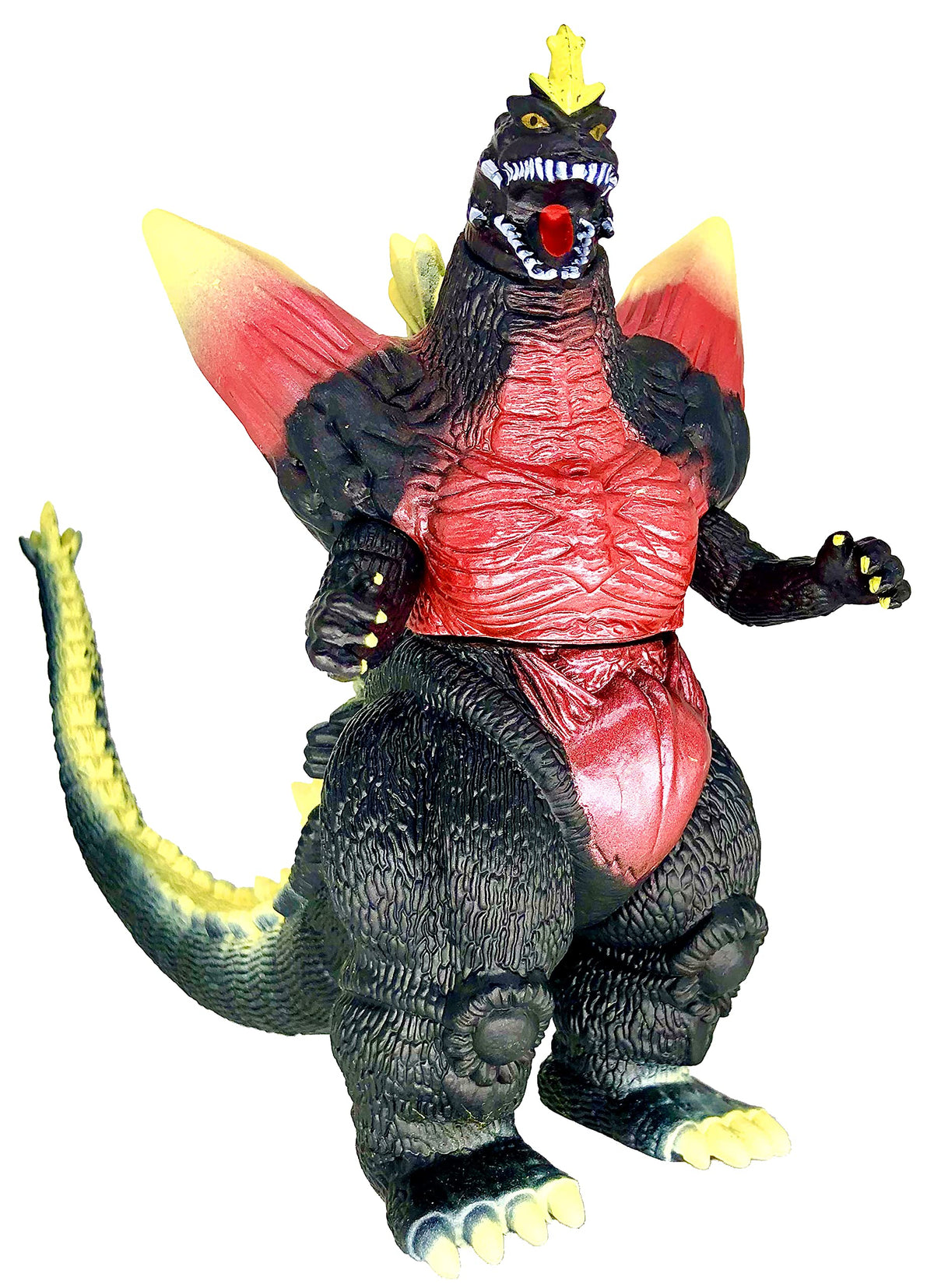TwCare Space Godzilla toy with CPC and ASTM safety standards badge.