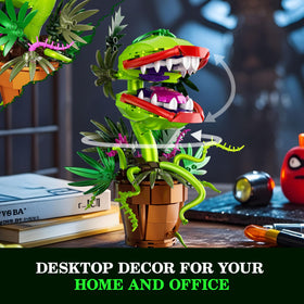 Tweandar Audrey II on desk or shelf transforms rooms into eerie, collectible art pieces.