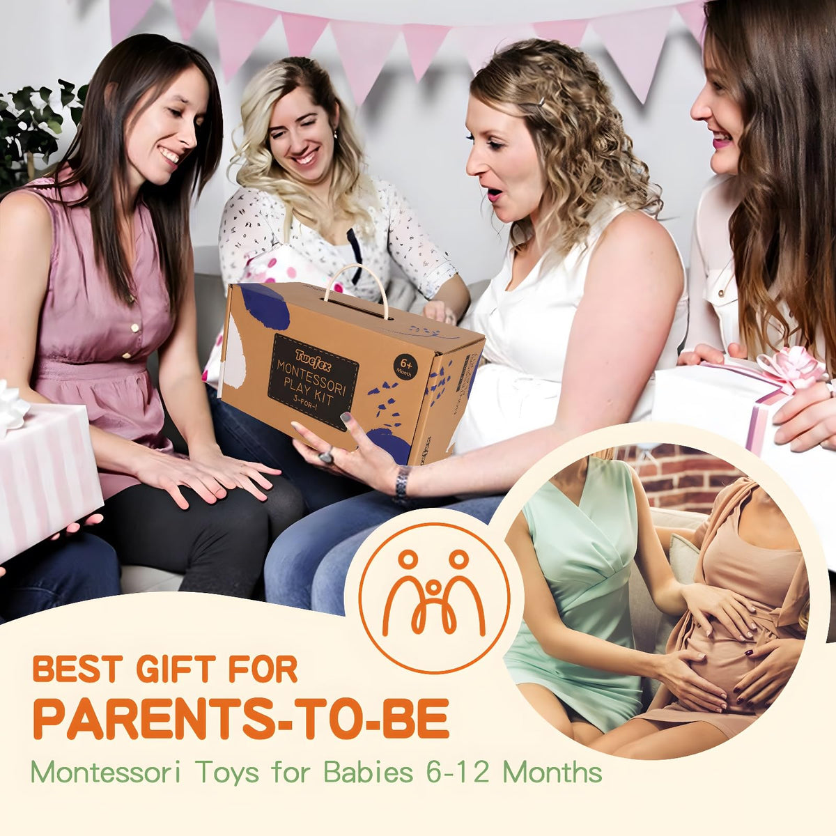 Twefex colorful wooden design fits into baby spaces while staying safe.