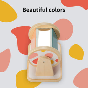 Twefex Montessori drum color boards close-up highlights rich colors for sorting.