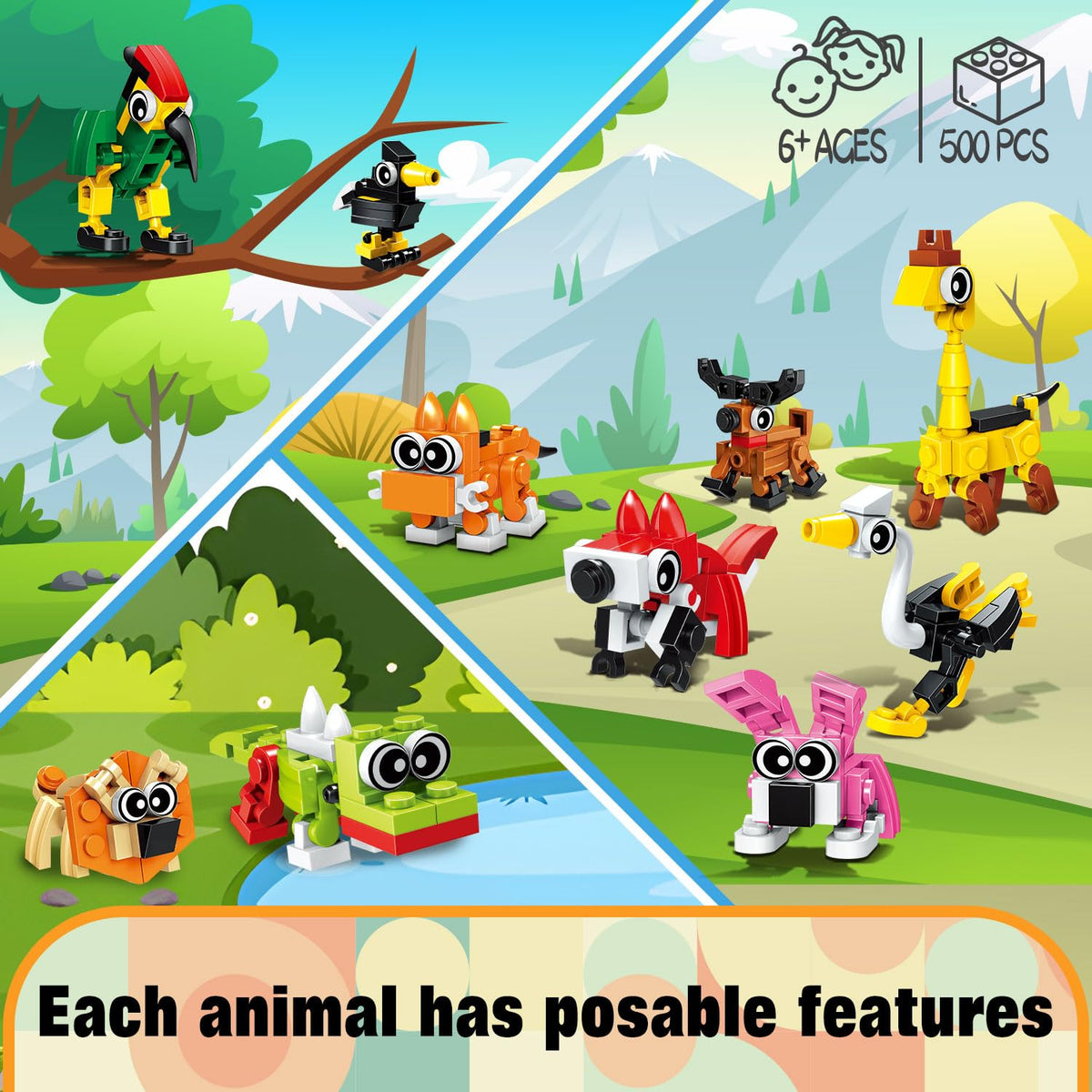 TWERF blocks provide durable entertainment that scales from playtime to classroom activities.