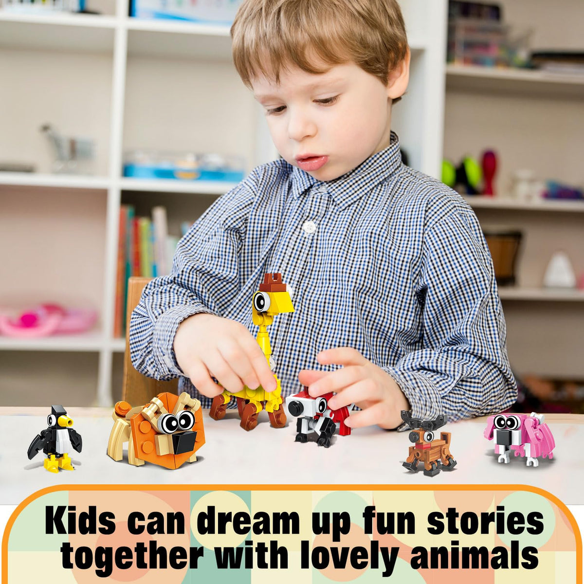 TWERF 30-pack set transforms into multiple animal figures for varied play.