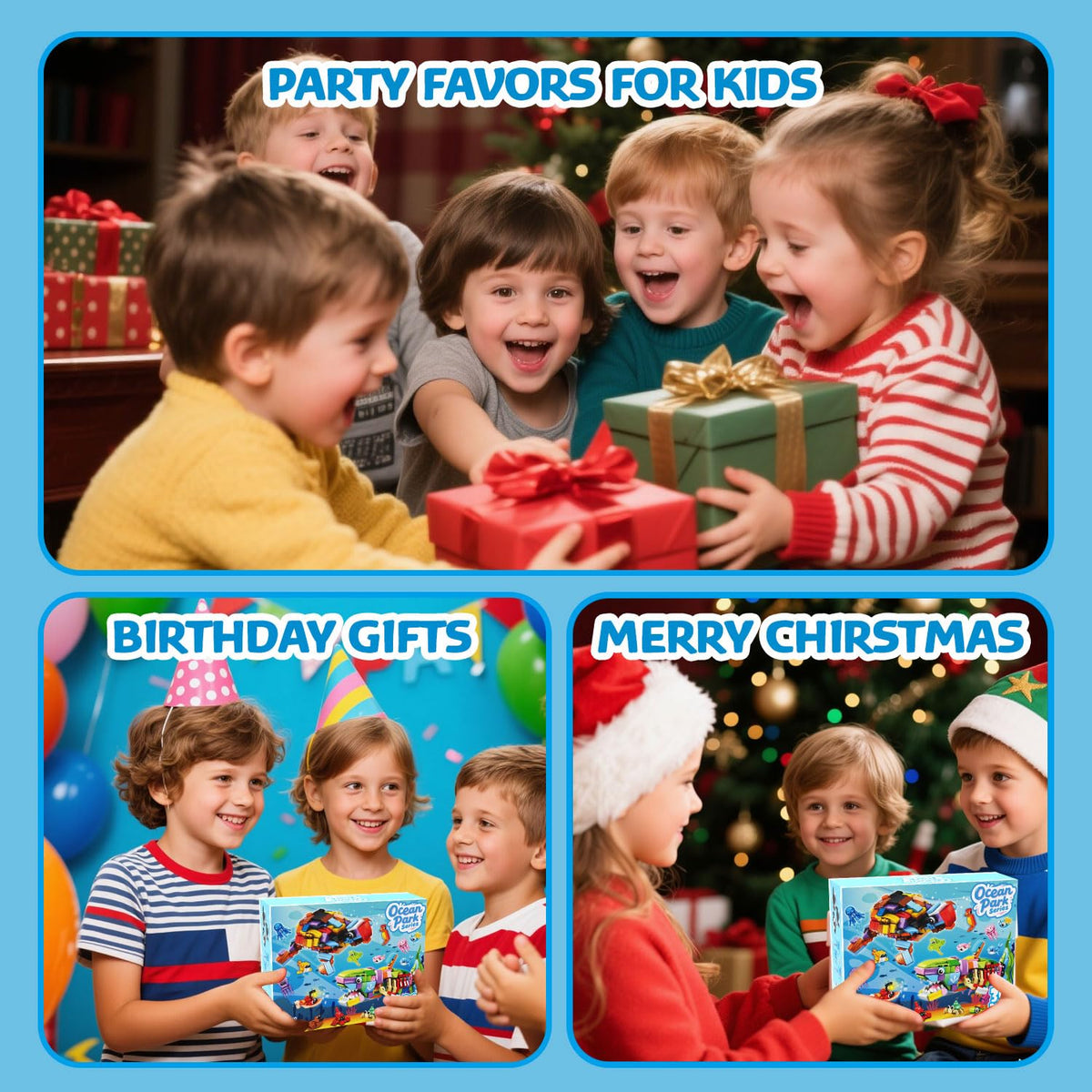 TWERF classroom prizes display features ready to gift ocean sets