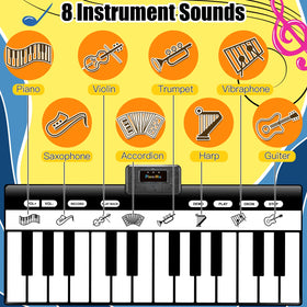 TWFRIC piano mat highlights eight instrument sounds for varied play
