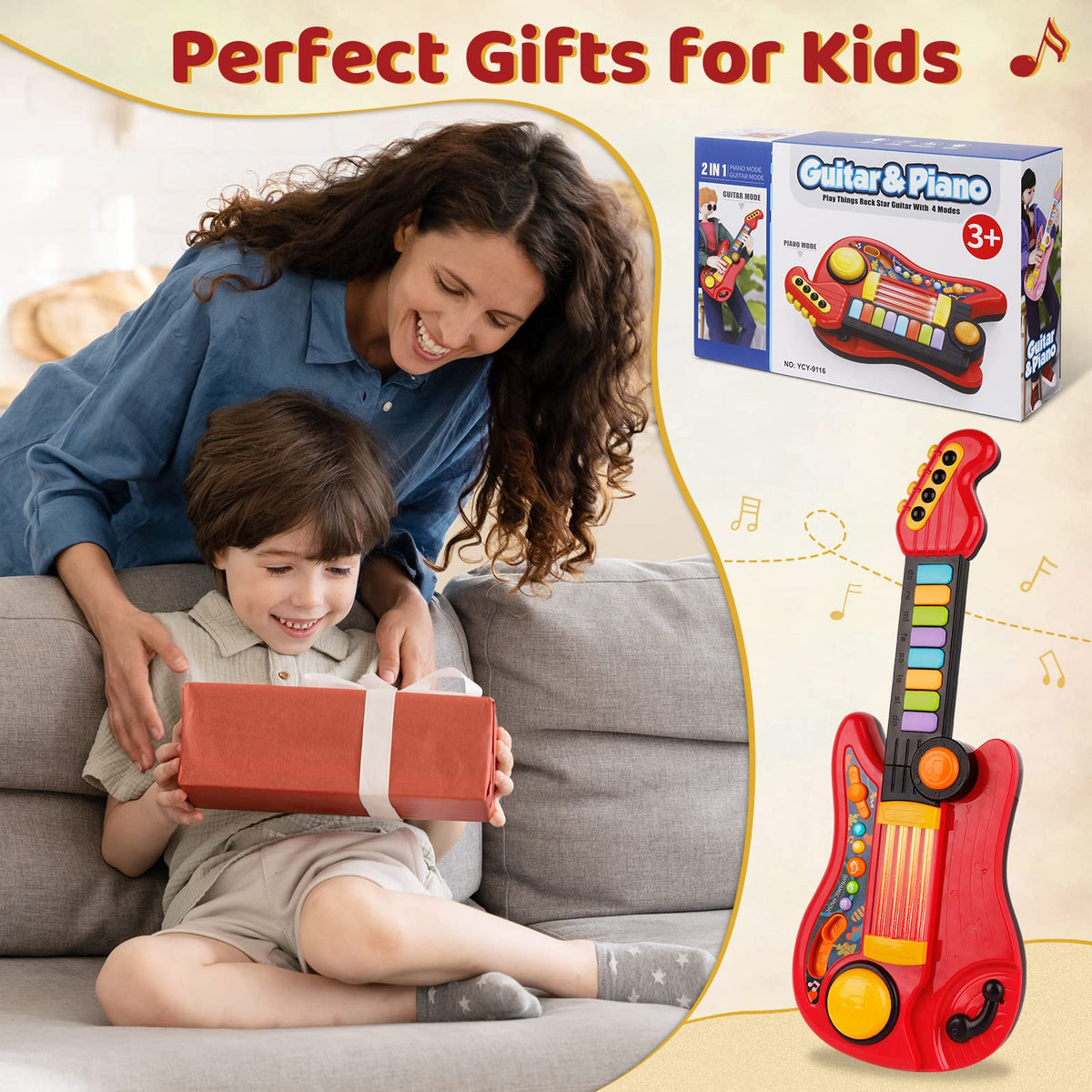 TWFRIC safe ABS material keeps little hands comfortable.