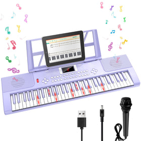 TWFRIC piano keyboard 61 keys teaching mode for kids learning music