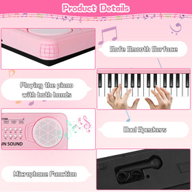 TWFRIC portable 37-key piano enables play anywhere, anytime