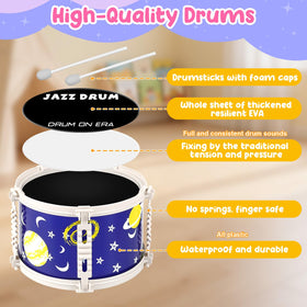 TWFRIC bass drum and pedal deliver satisfying beats during pretend performances