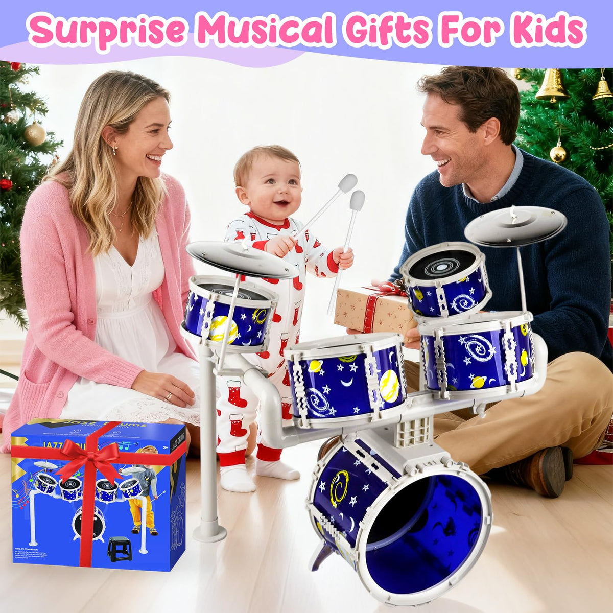 TWFRIC cymbals add realistic shimmer and sound for lively family jams