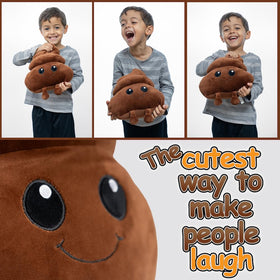 Twiddler Toys Poop Emoji Plush showing 20 fart sounds for endless laughs.