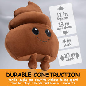 Twiddler Toys Poop Emoji Plush gift-ready packaging for a gag gift.