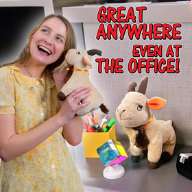 Twiddler Toys screaming goat is a fun office prank and gift idea.