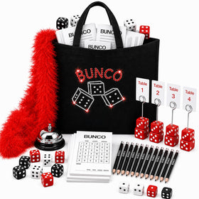 Twilight Bunco Events tote with crystal design for elegant game night transport