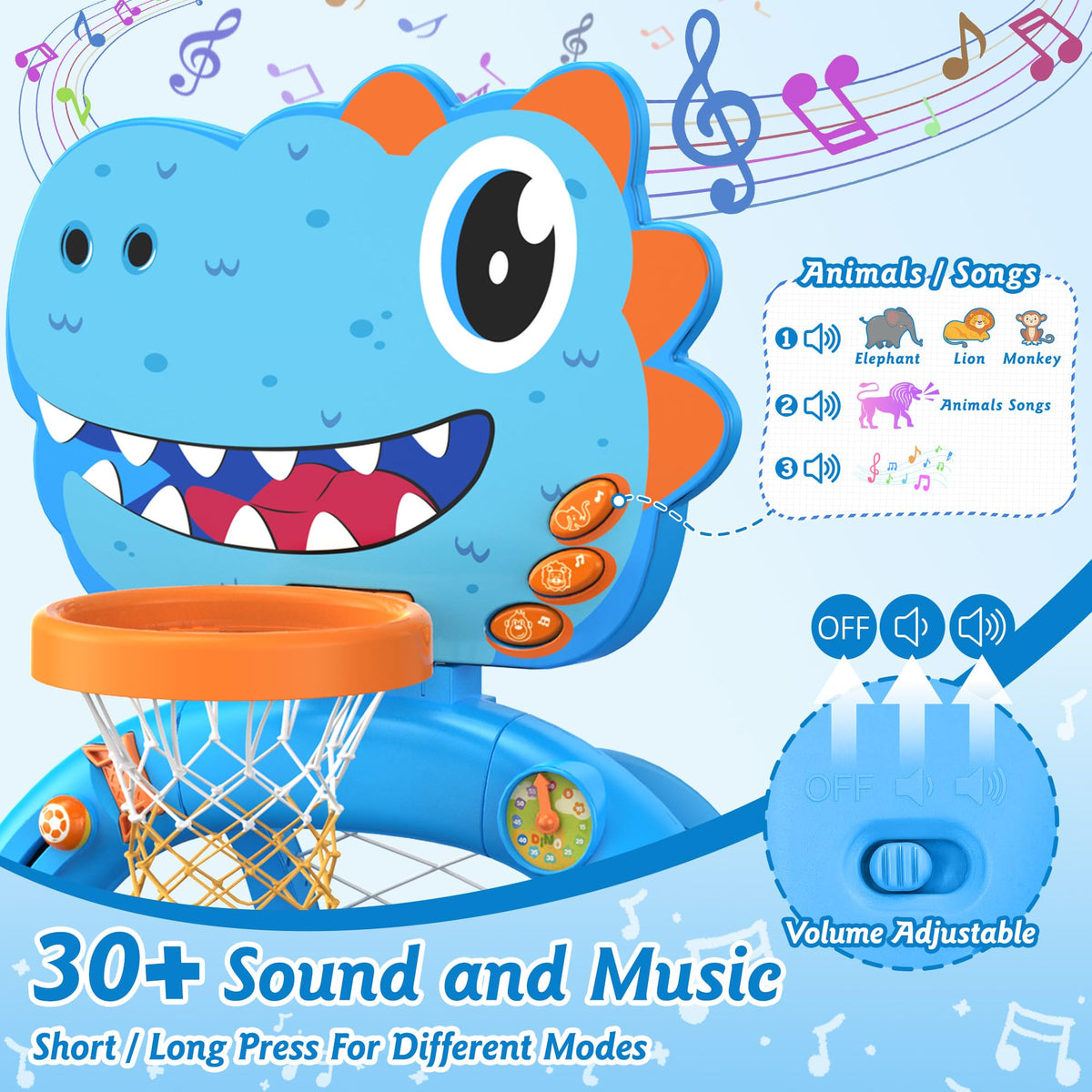 Twinkoo dinosaur toy assembly gear blue helps develop fine motor coordination
